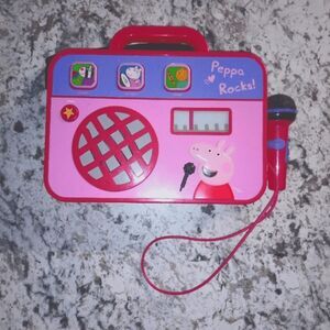 Peppa Pig Peppa Rocks Sing Along Boom Box Radio Musical Toy